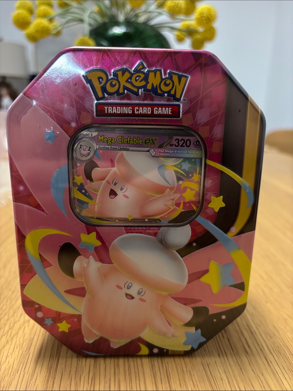 Pokemon Mega Clefable ex Sealed Tin